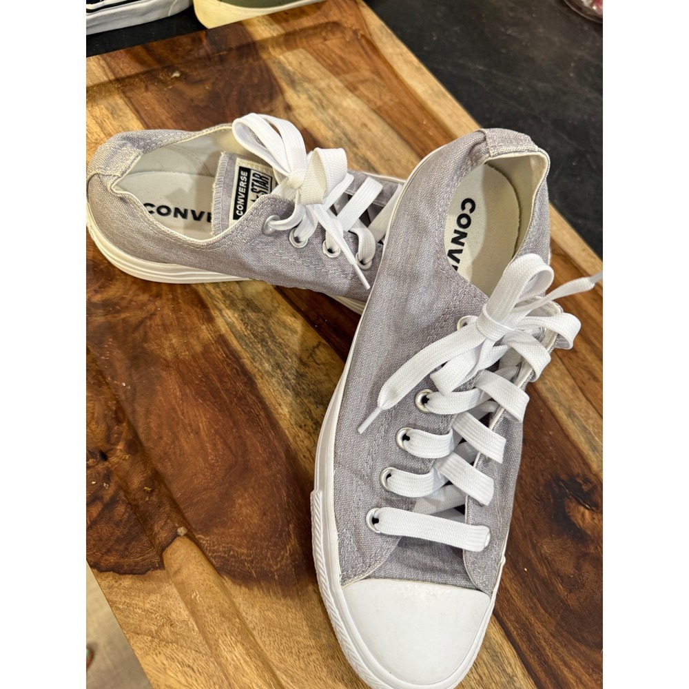 Converse Chuck Taylor All Star Dainty Low Top Grey Sneakers 163181F Mens 7 Wos 9